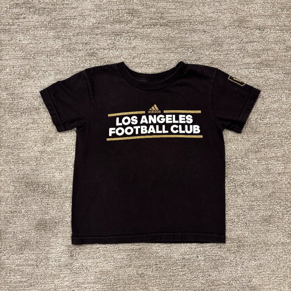 Soccer Shirt - Toddler T-Shirt - Size 4 - Los Angeles Football Club - Adidas